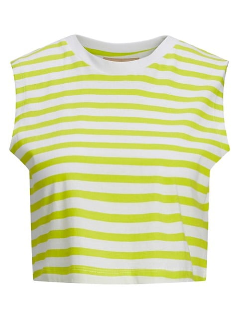 W JXAlvria Slim SL Crop S/S Top