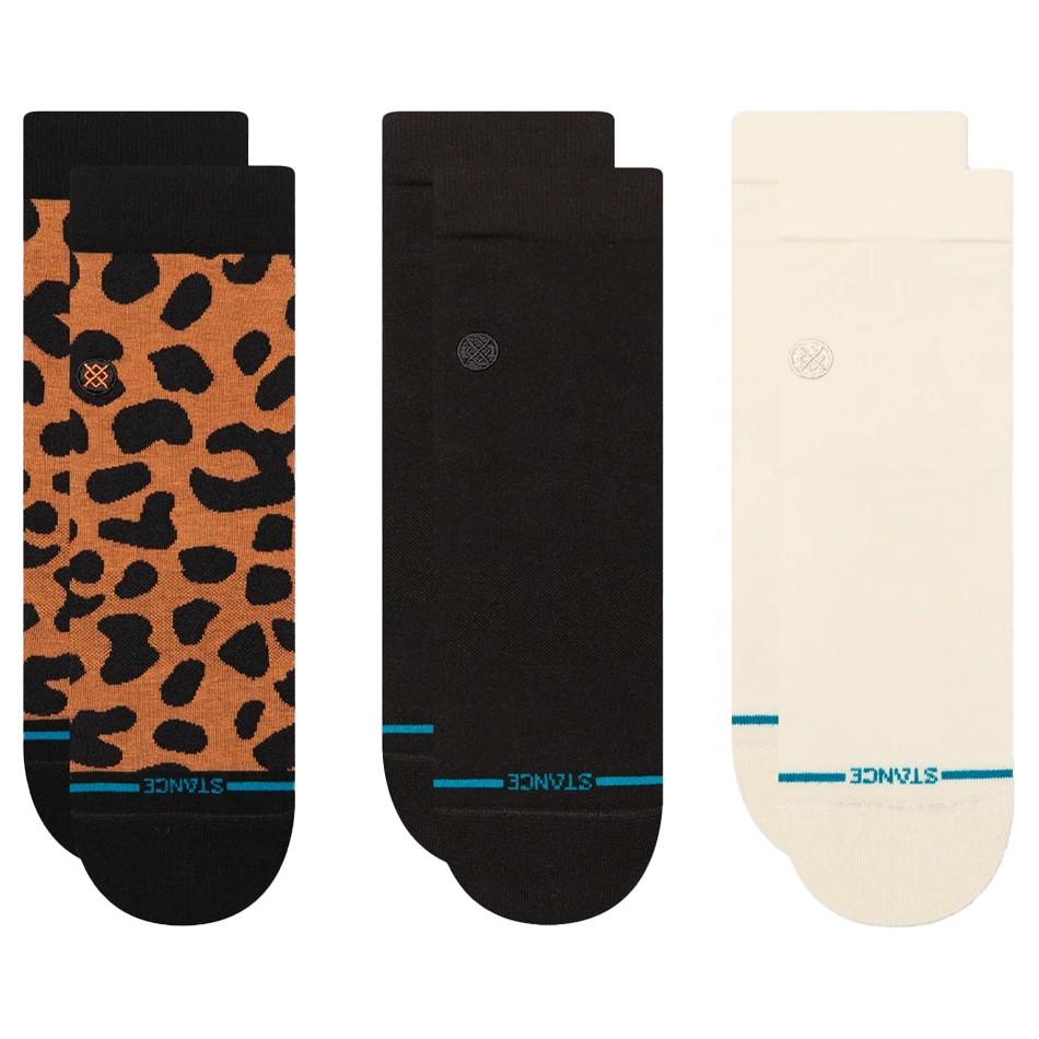 Animaniac Quarter 3 Pack Socks