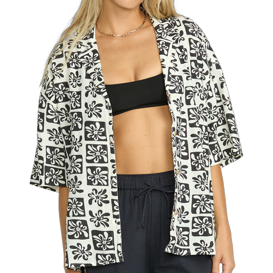 Beach Side Printed Woven S/S Button-Up 2025