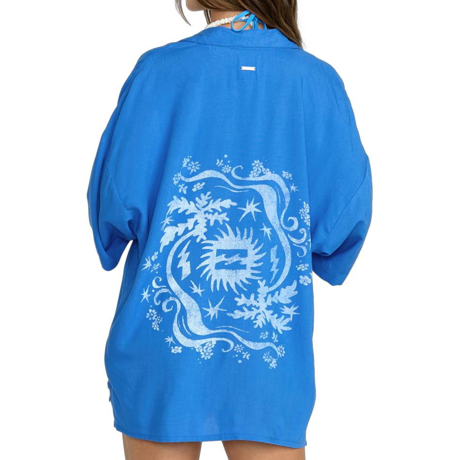 Beach Side Printed Woven S/S Button-Up 2025