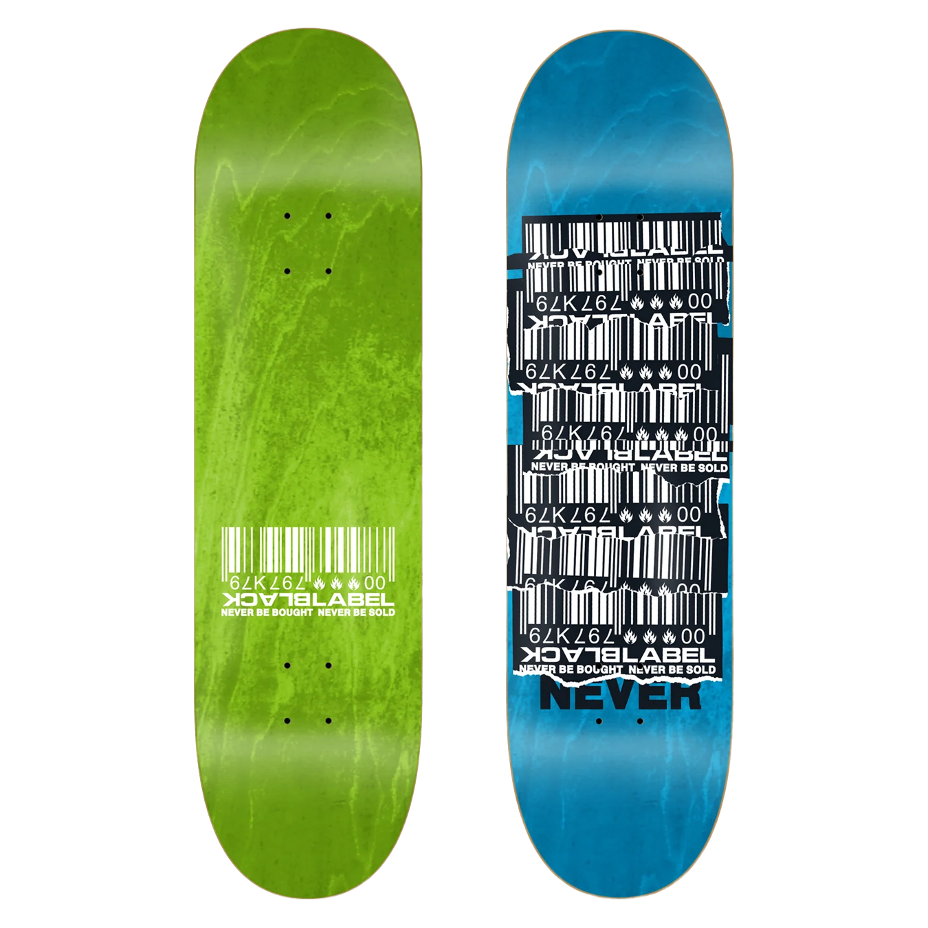 Shredded barcode Deck