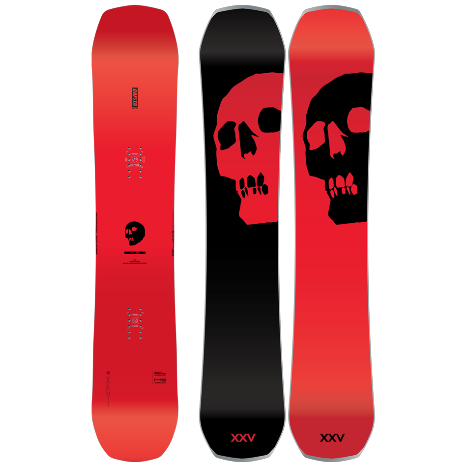 Black Snowboard Of Death Snowboard 2026