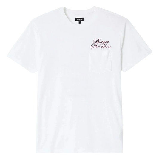 Burger She Wrote Pocket S/S T-Shirt