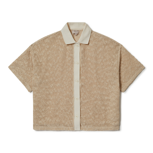 Camp Mesh Button Down S/S 2025