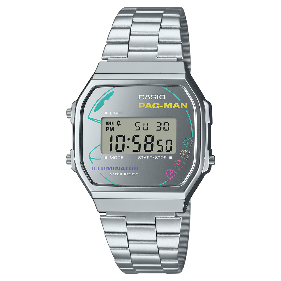 Casio X PAC-MAN A168WEPC-7A Watch 2025