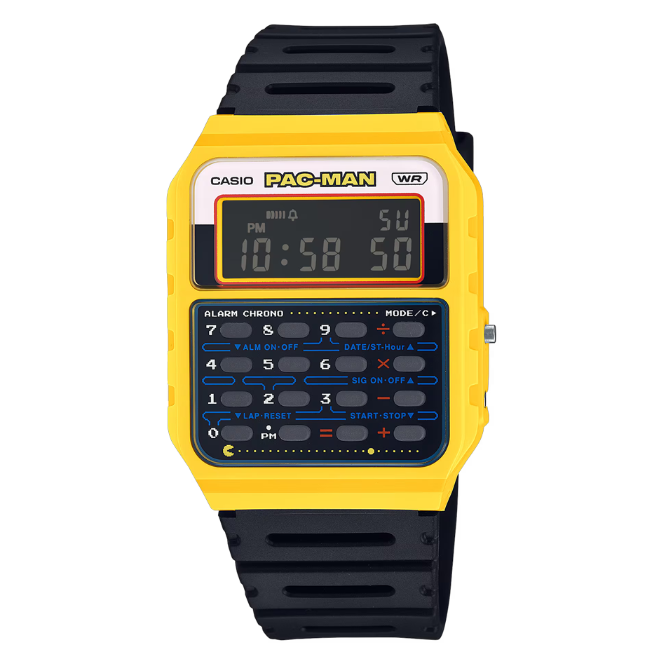 Casio X PAC-MAN CA-53WPC-1B Watch 2025