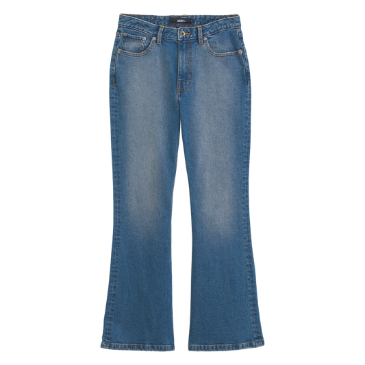 Check 5 Mid Rise Flare Pant