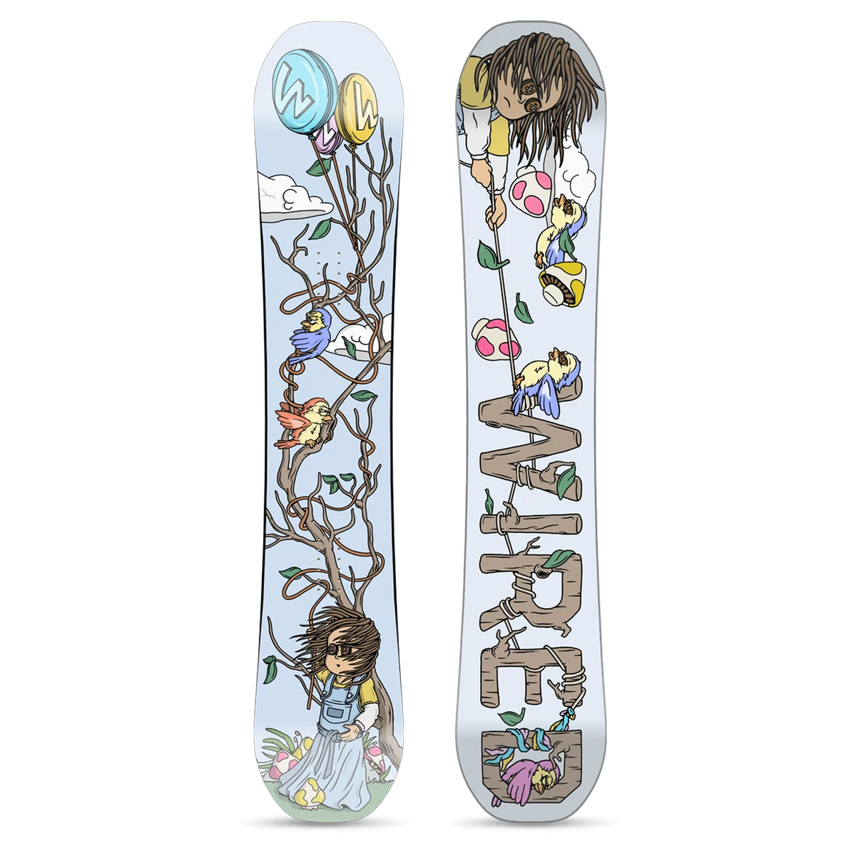 Chris Haslam Artist Made In Canada Snowboard