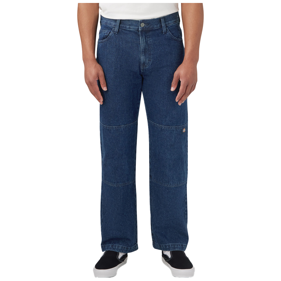 Loose Fit Double Knee Denim Pant