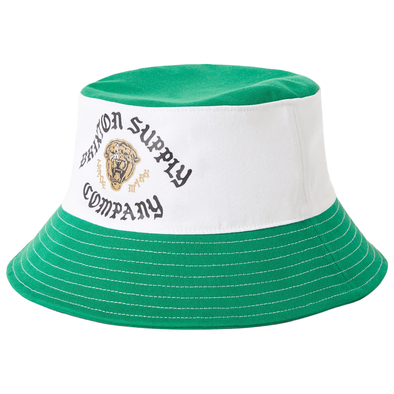 Eldon Packable Bucket Hat - Green/Off White Morado