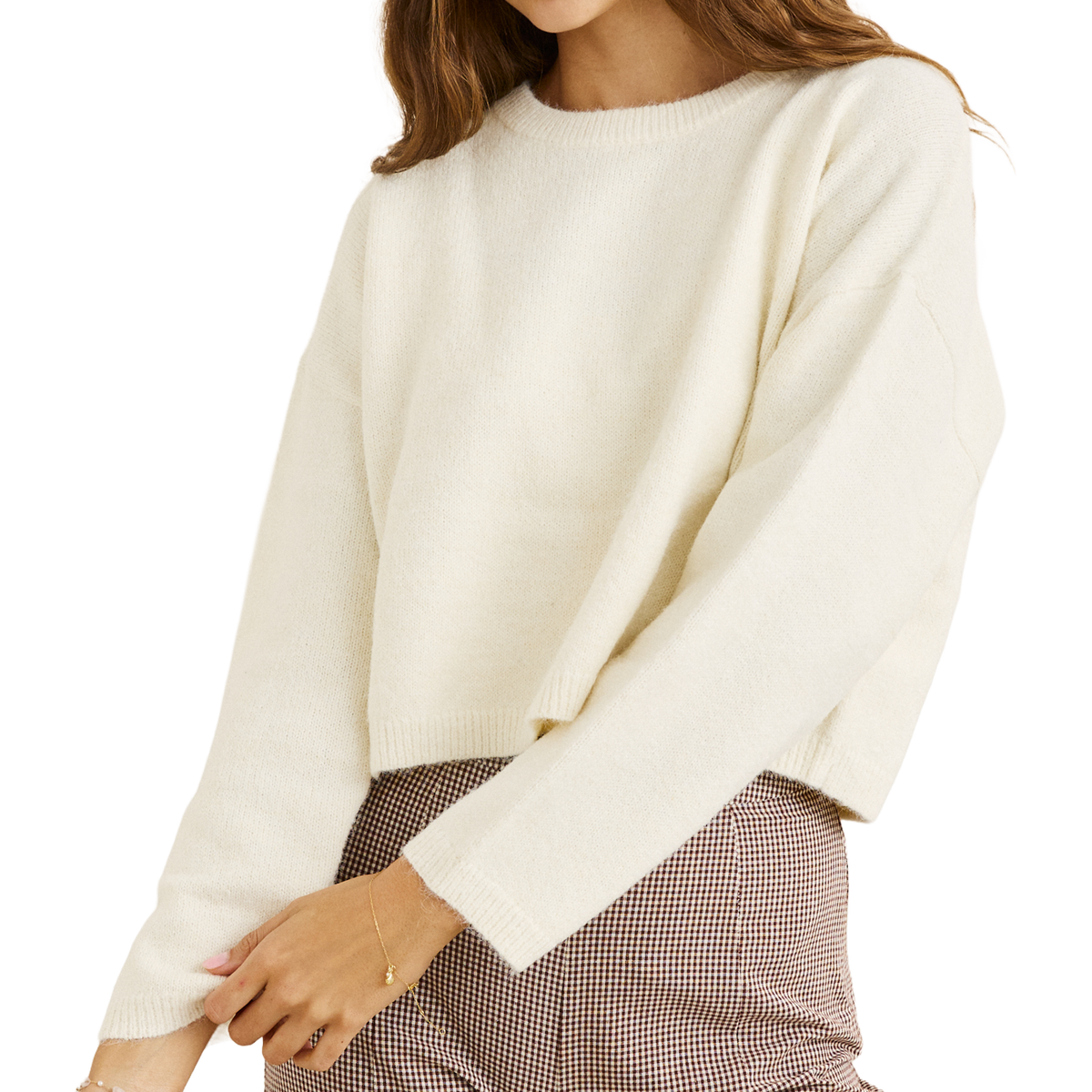 Estelle Fluffy Crew Neck Knit