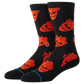 Fallin In Skull Crew Socks