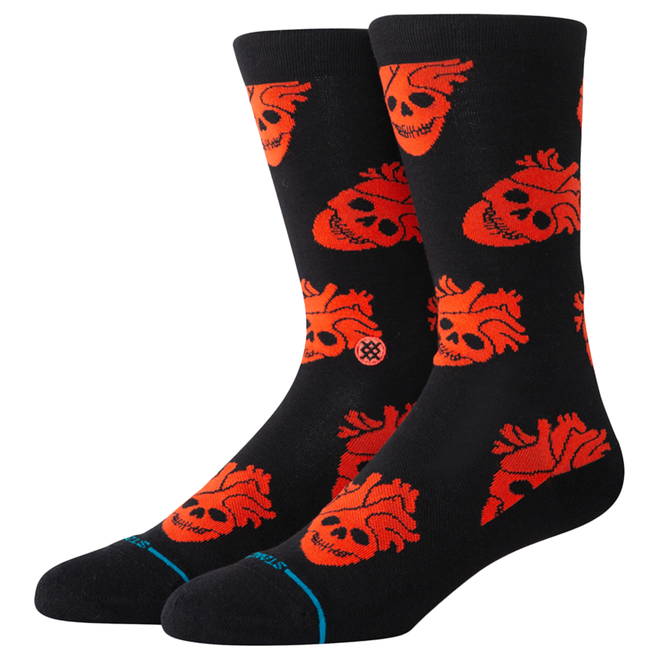 Fallin In Skull Crew Socks