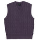 Interlaced Jacquard Overdyed Vest