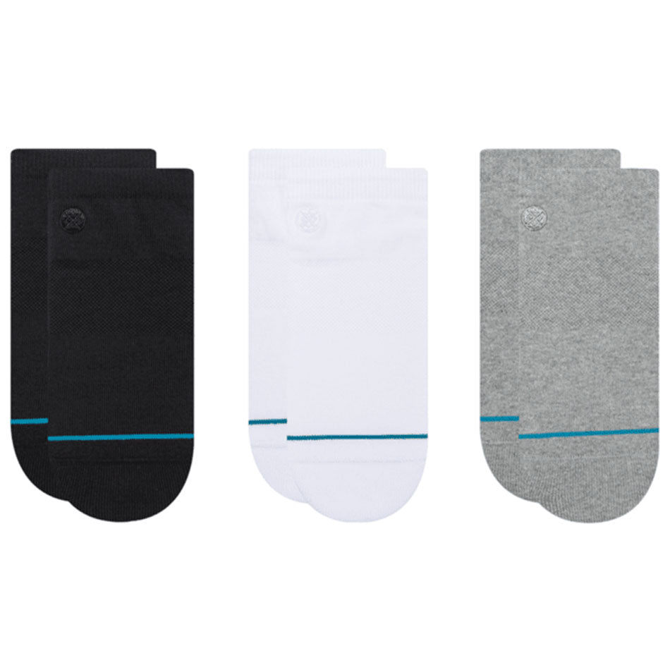 W Icon Low 3 Pk Sock
