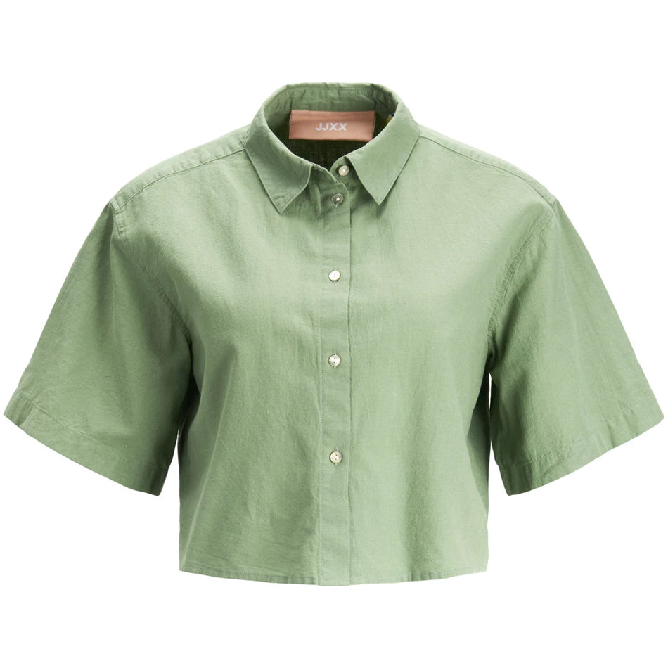 W JXLulu Cropped Comfort S/S Top