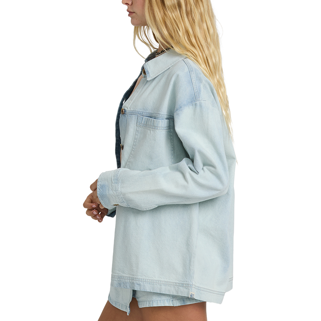 Jade Saltwashed Woven L/S Shirt