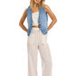 Kinda Blue Woven Vest