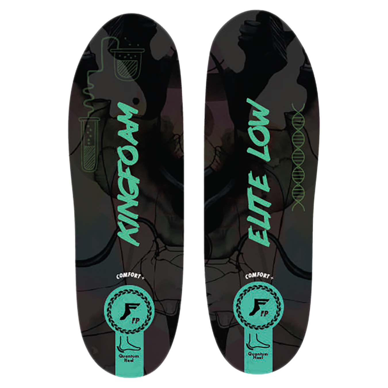Kingfoam Elite Quantum Heel Low Insoles