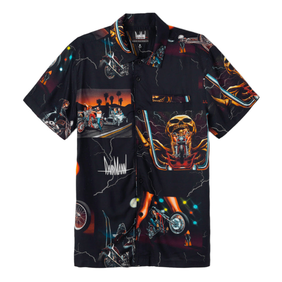 David Mann Collage Woven S/S