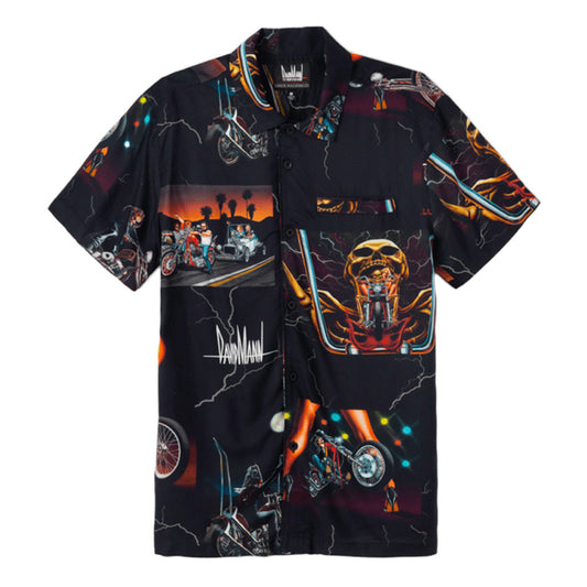 David Mann Collage Woven S/S