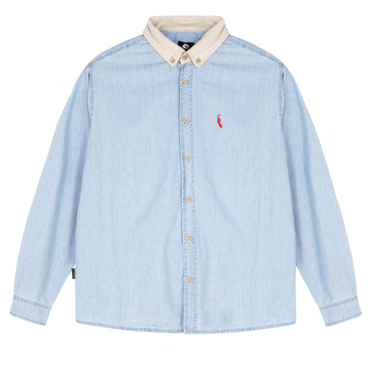 Pws Washed Denim L/S Button-Ups 2024