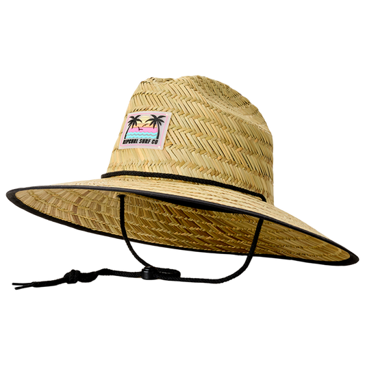 Mixed Straw Sun Hat