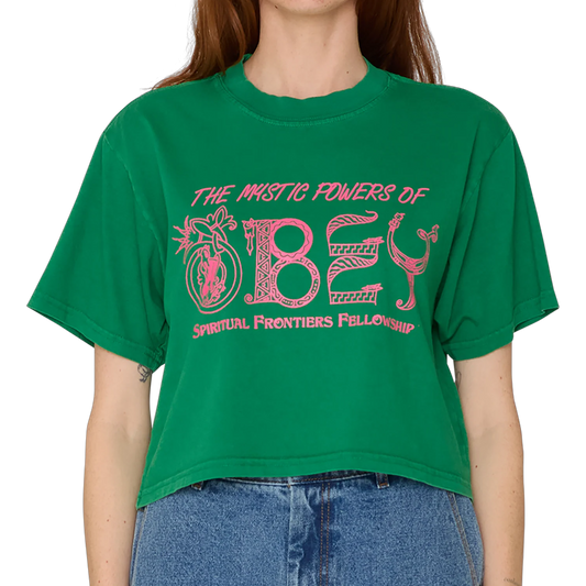 Mystic Powers Of Obey Crop S/S T-Shirt 2025