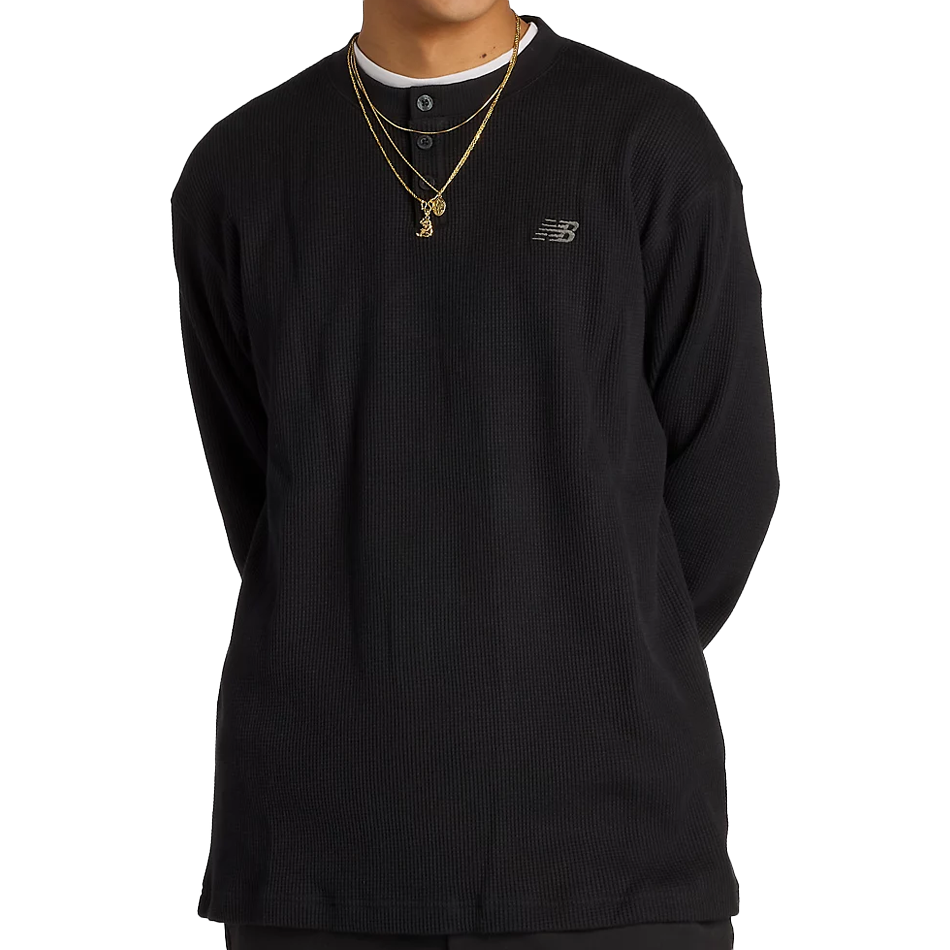 NB# Waffle Knit Henley L/S 2025