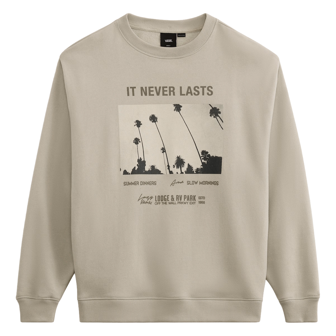Neverlasting Oversized Crew Sweatshirt 2025
