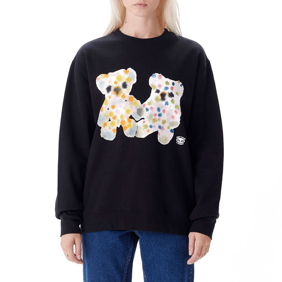 W Watercolor Teddy Bears 2 Crew