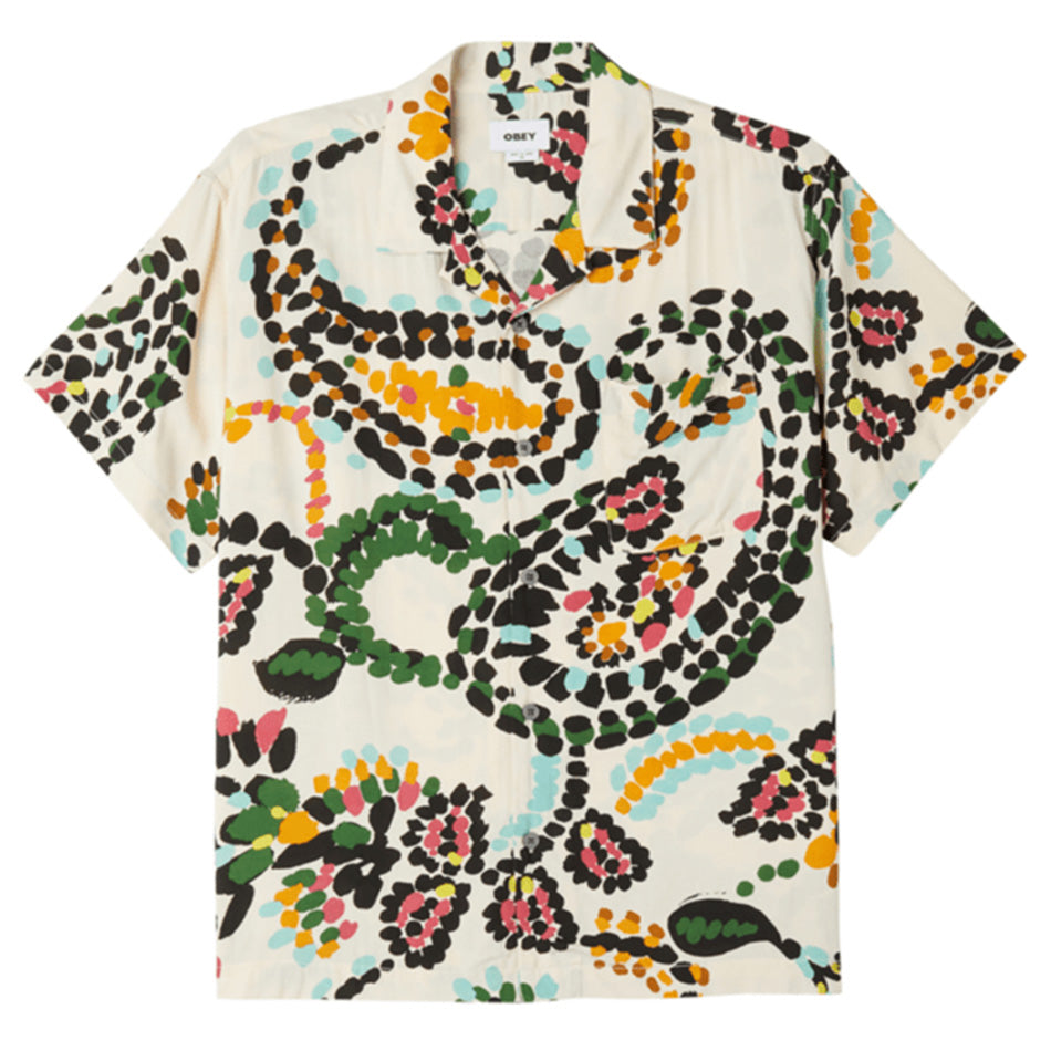 Paisley Dots Woven S/S Button-Up