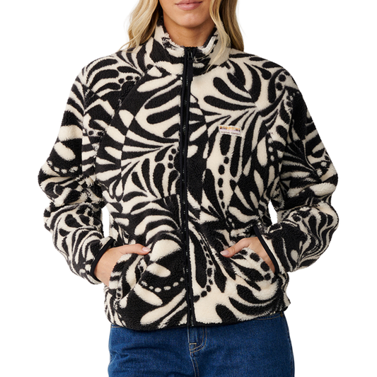 Party Wave Polar Allover Zip Thru Jacket