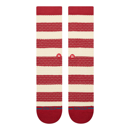 Peppermint Waffle Crew Sock
