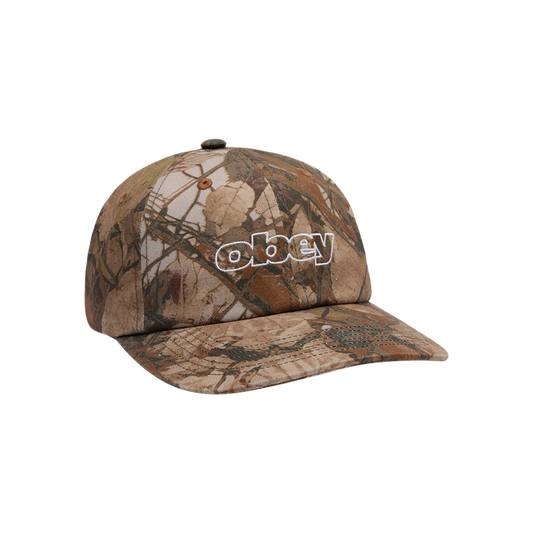 Pigment Slanted 6 Panel Strapback Hat