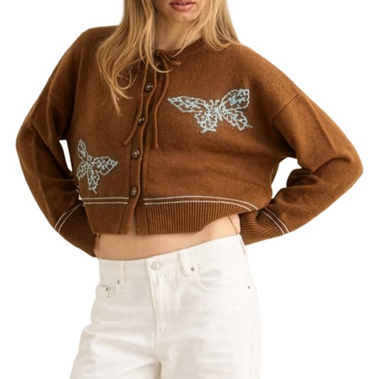 Poipu Butterfly Knit Cardigan