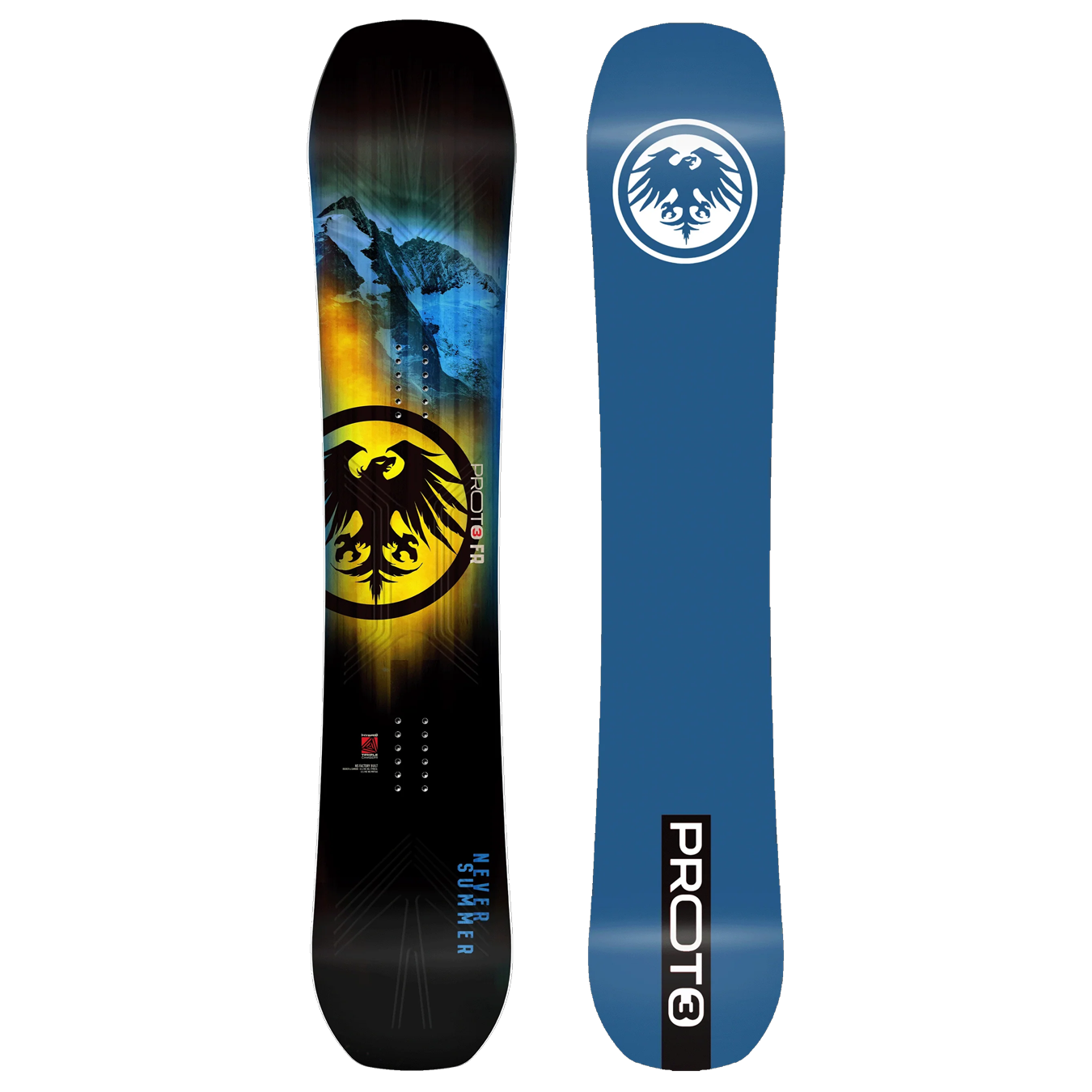 Never Summer Proto Type 3 FR DF Snowboard 2026 | Freeride
