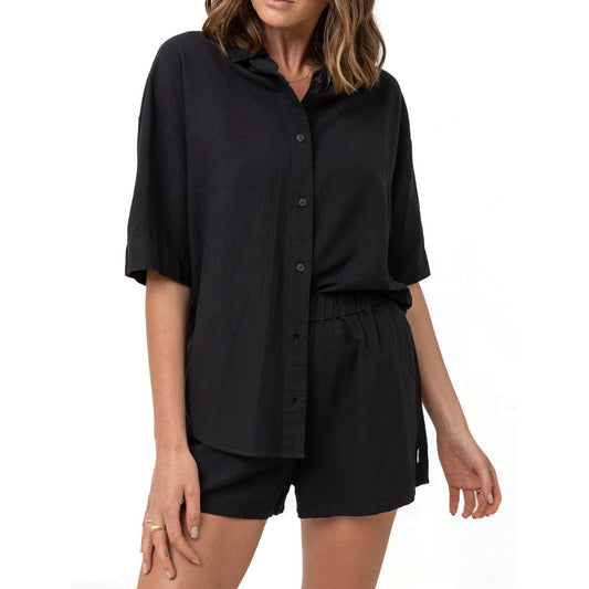 W Classic Lounge Shirt S/S Top