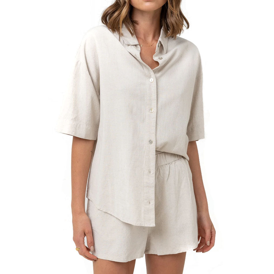 W Classic Lounge Shirt S/S Top