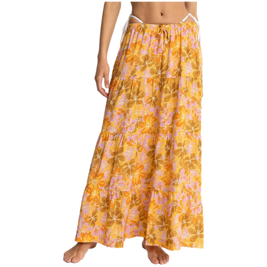 Mahana Floral Tired Maxi Skirt 2024