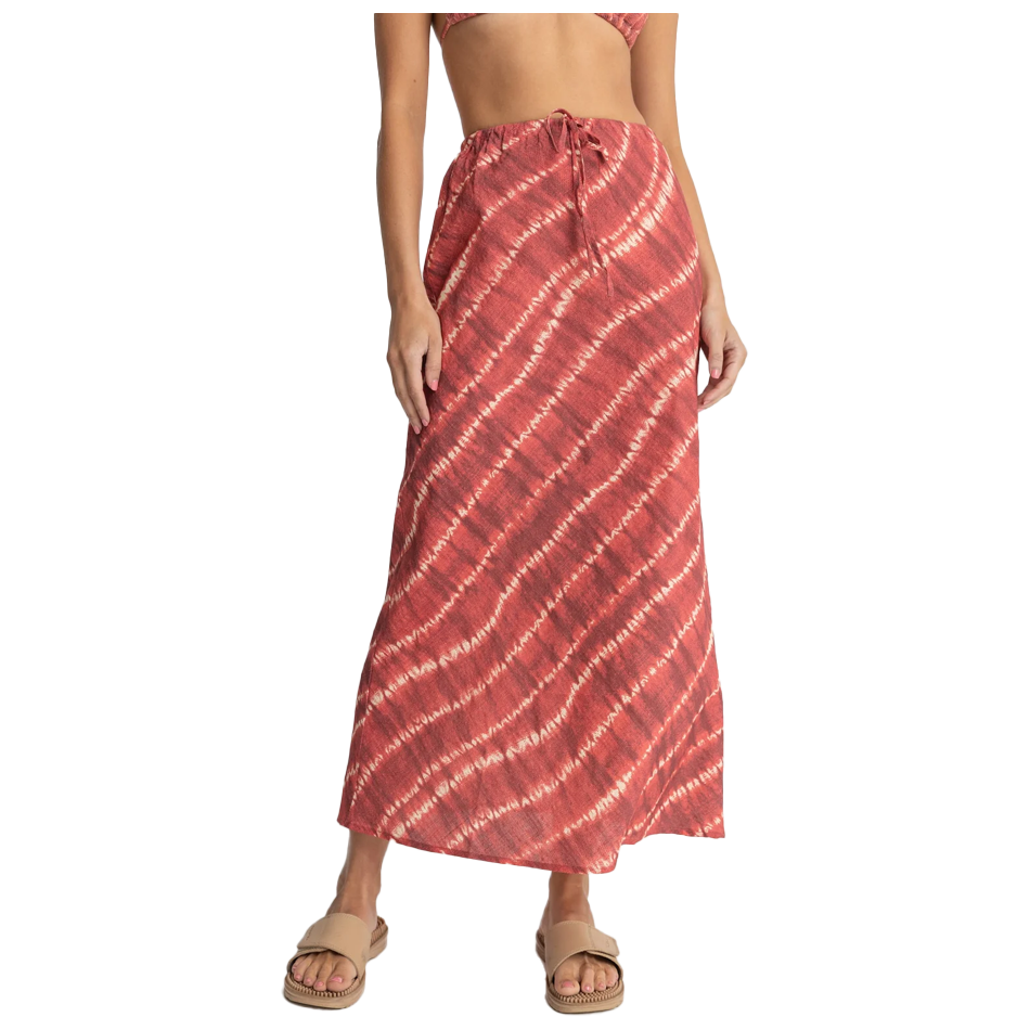 Sahara Tie Dye Bias Cut Maxi Skirt