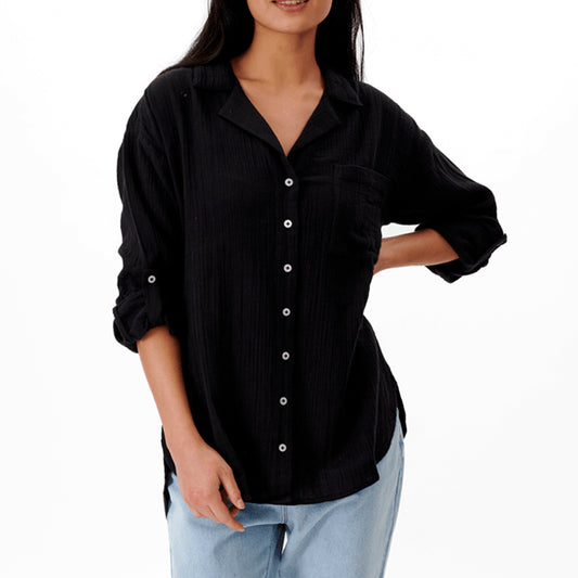 W Premium Surf BT Shirt L/S Top