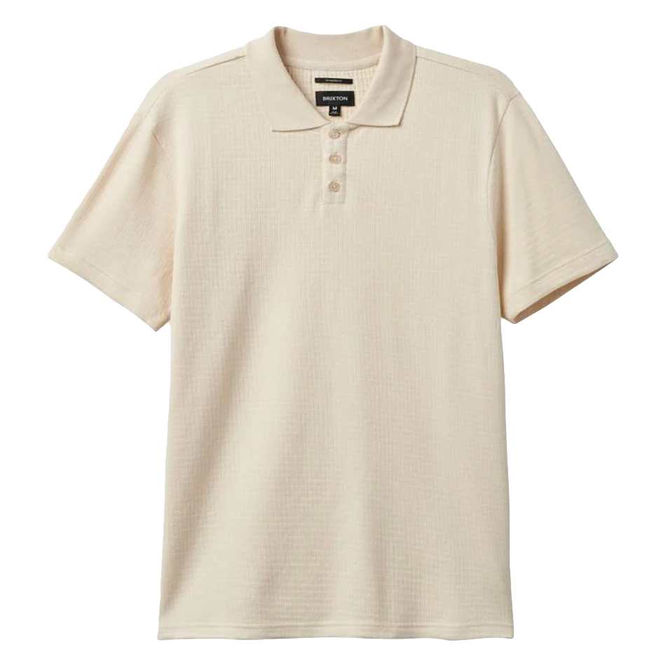 Waffle S/S Polo Knit