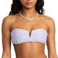 Delia V-Wire Bandeau Bikini Top
