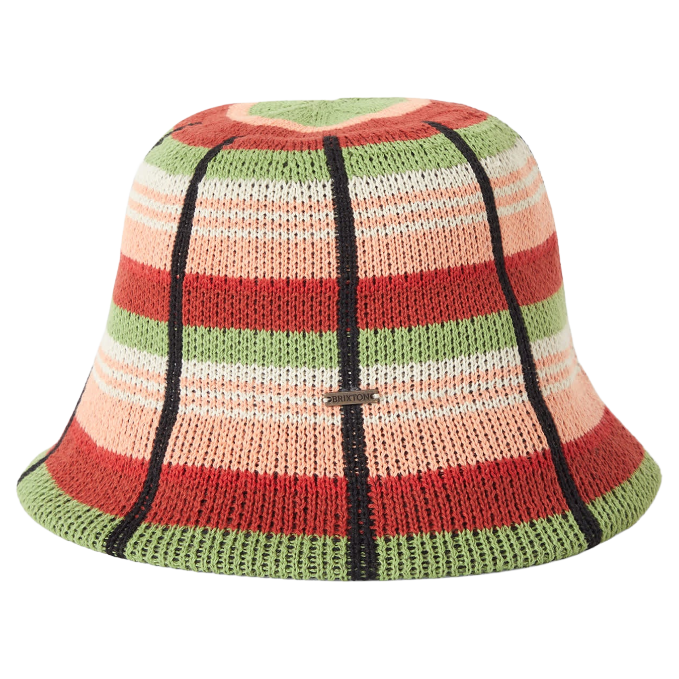 Redding Knit Packable Hat - Peach Cobbler Multi Stripe