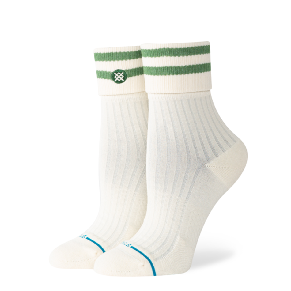 Roll Cuff Quarter Socks