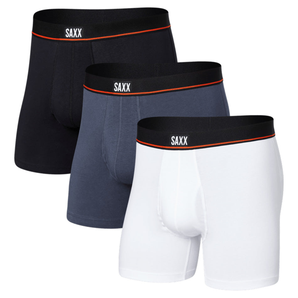 Non-Stop Stretch Cotton Boxer Brief Fly 3Pk