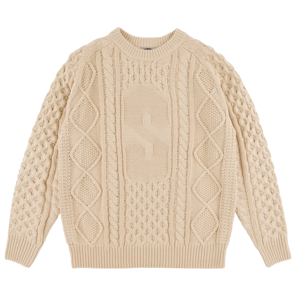 Engineered Cable Knit Sweater 2025