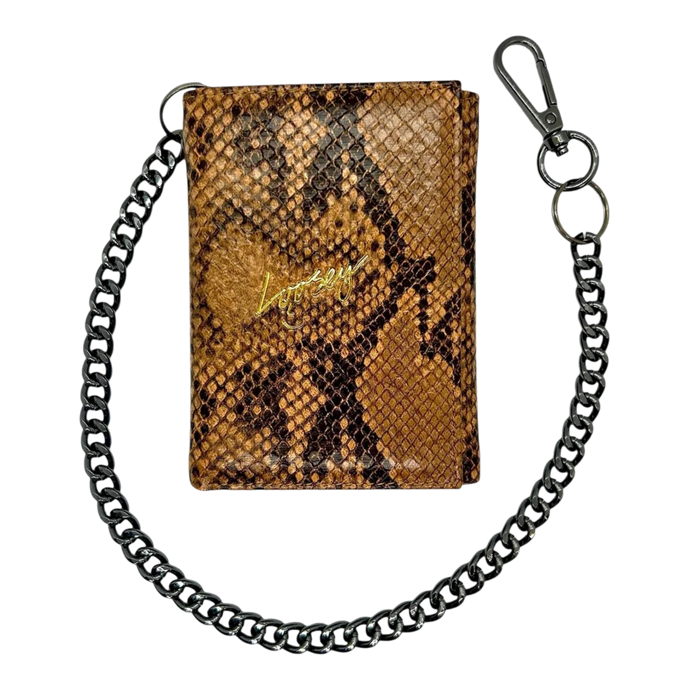 Snake Skin Chain Gang Wallet