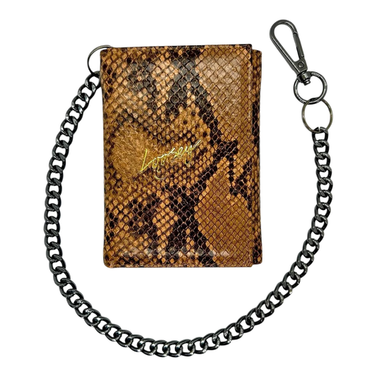 Snake Skin Chain Gang Wallet